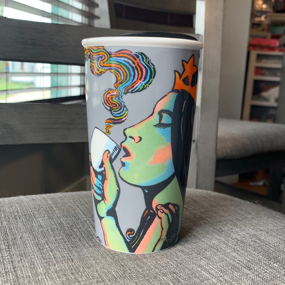 Starbucks 25th Anniversary Siren travel mug